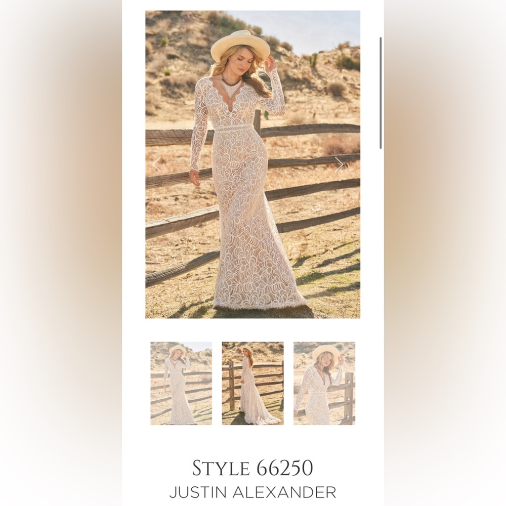 Justin Alexander Wedding Dress - Style 66250